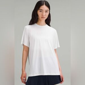 BNWOT Lululemon Jersey Training SS Shirt in White Size 12